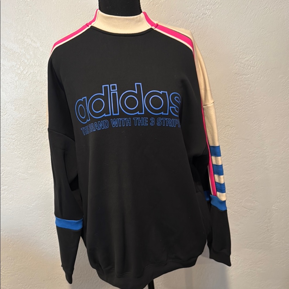 adidas Blue Crew Neck Sweater